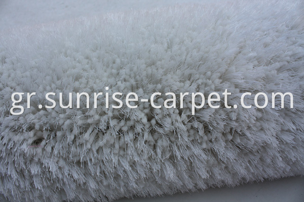 Thick Soft Elastic & Silk Mix Shaggy Rug